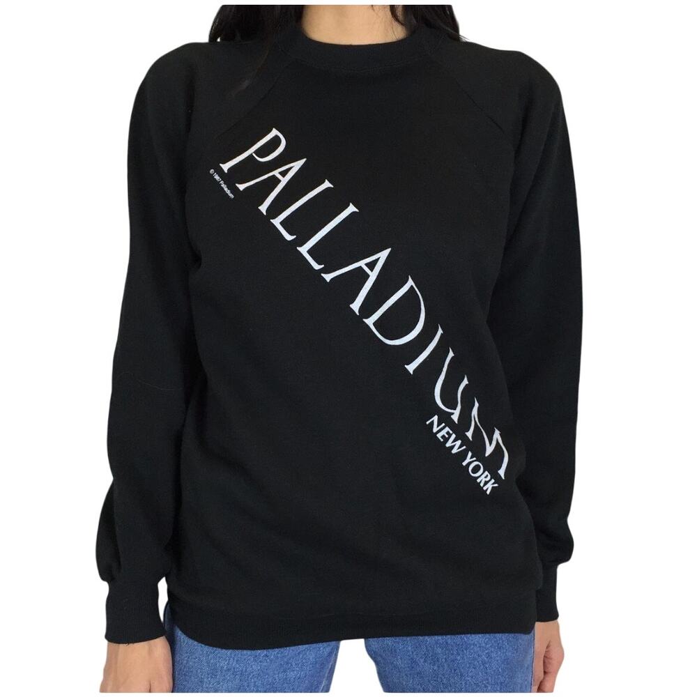 1980s Vintage The Palladium NYC Night Club Sweatshirt Manhattan bar Unisex Small